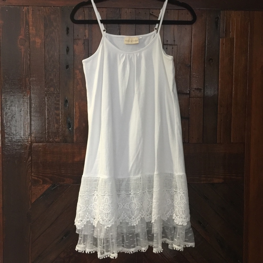 White tank dress